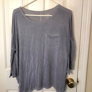 Dusty Blue Blouse